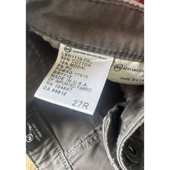 •AG• Adriano Goldschmied The Stilt Cigarette Leg jeans in gray - Picture 8 of 12